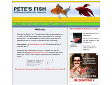 Tablet Screenshot of fish.petersadlon.com